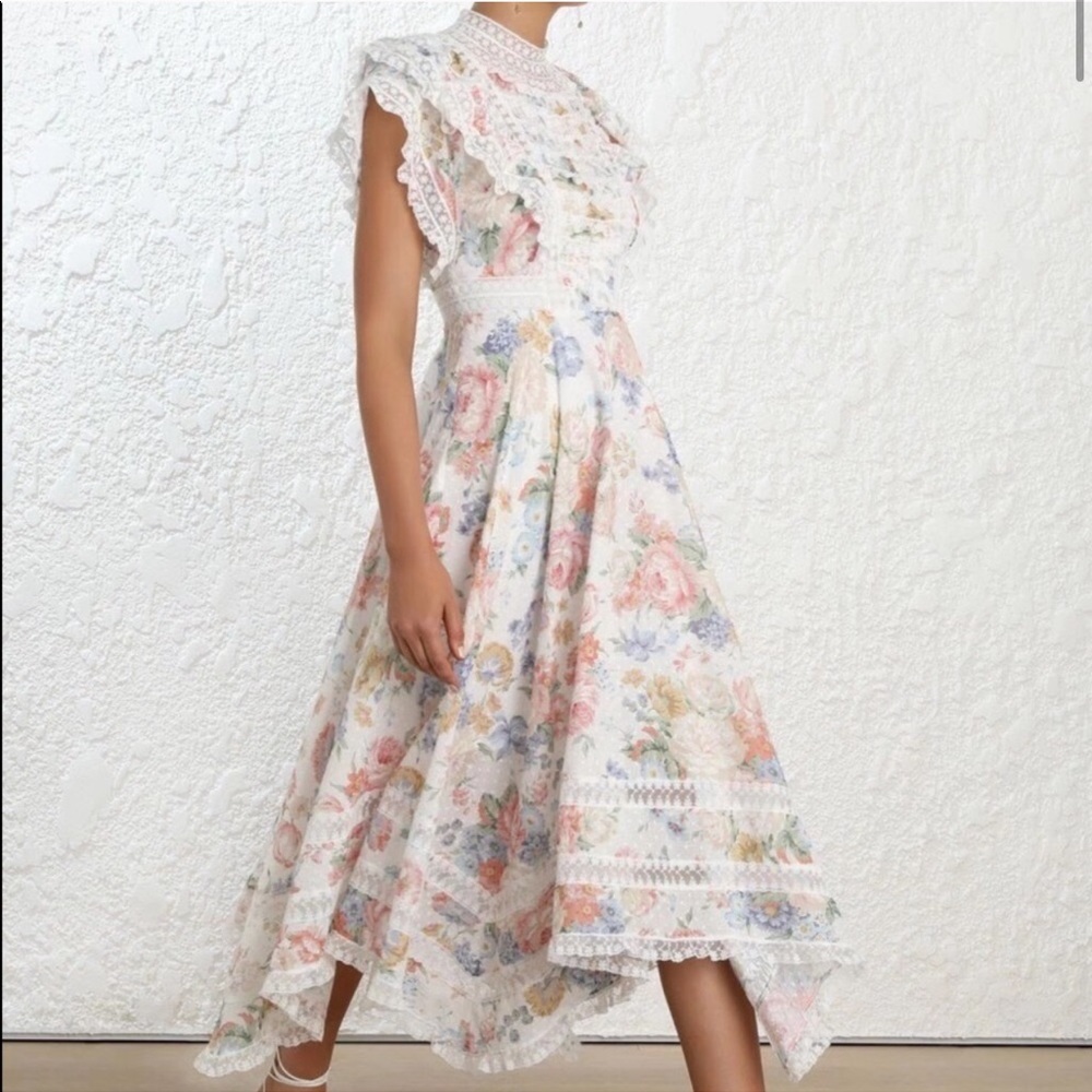 Nwot Zimmermann Bowie cotton lace dress - Picture 3 of 12